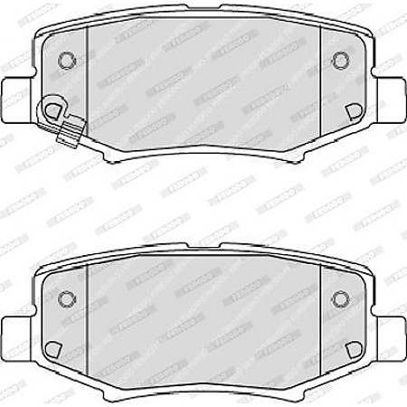 Set placute frana.frana disc Set placute frana Spate DODGE NITRO JEEP CHEROKEE COMPASS WRANGLER III 2.4-4.0 08.06 JEEP COMPASS (MK49), Crossover, 08.2006 - Ferodo FDB4239
