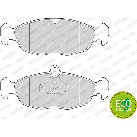 Set placute frana.frana disc Set placute frana Fata ALFA ROMEO 164 CHEVROLET CORSA DAEWOO LANOS NEXIA OPEL ASTRA OPEL ASTRA F (T92), Sedan, 09.1991 - 09.1998 Ferodo FDB4749
