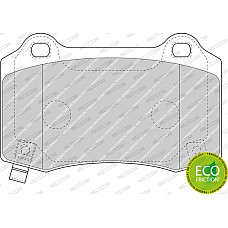 Set placute frana.frana disc Set placute frana Spate CHEVROLET CAMARO CHRYSLER 300C DODGE CHALLENGER CHARGER JEEP CHRYSLER 300 C Touring (LX, LE), Turism, 09.2004 - 12.2010 Ferodo FDB4777