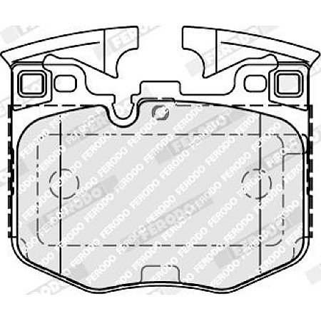 Set placute frana.frana disc Set placute frana Fata BMW 2 G42 G87 3 G20 G80 G28 3 G21 3 G21 G81 4 G23 G83 4 GRAN BMW X5 (G05, F95), Crossover, 08.2018 - Ferodo FDB5055