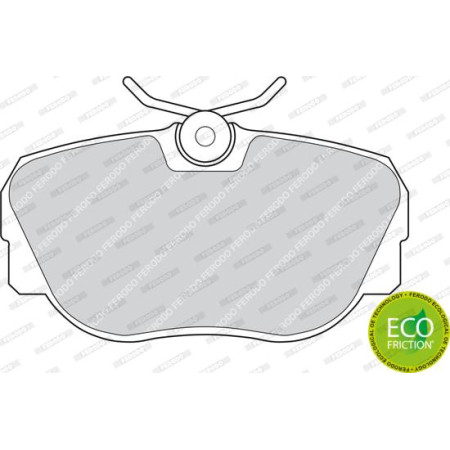 Set placute frana.frana disc Set placute frana Fata cu surub de ghidare a etrierului de frana BMW 3 E30 Z1 1.6 BMW 3 - II (E30), Sabrioleta, 09.1982 - 11.1993 Ferodo FDB660