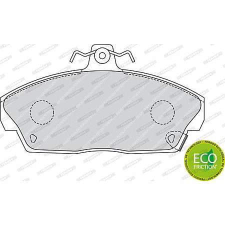 Set placute frana.frana disc Set placute frana Fata cu surub de ghidare a etrierului de frana HONDA CIVIC VI C ROVER 800, Compartiment, 08.1992 - 02.1999 Ferodo FDB613