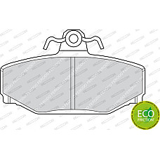 Set placute frana.frana disc Set placute frana Spate cu surub de ghidare a etrierului de frana VOLVO 740 760 7 VOLVO 760 (704, 764), Sedan, 08.1981 - 07.1992 Ferodo FDB676
