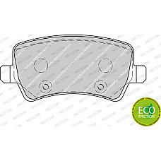 Set placute frana.frana disc Set placute frana Spate cu lacat cu surub de ghidare a etrierului de frana VOLVO VOLVO V70 III (135), Turism, 04.2007 - Ferodo FDB1918