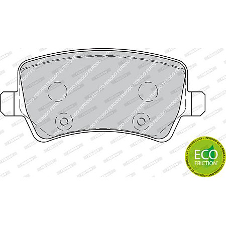 Set placute frana.frana disc Set placute frana Spate cu lacat cu surub de ghidare a etrierului de frana VOLVO VOLVO V70 III (135), Turism, 04.2007 - Ferodo FDB1918