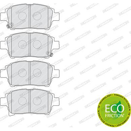 Set placute frana.frana disc Set placute frana Fata GREAT WALL C50 FLORID VOLEEX C20R TOYOTA COROLLA COROLLA VERS TOYOTA YARIS VERSO (_P2_), Van, 03.2000 - 09.2005 Ferodo FDB1985