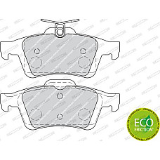 Set placute frana.frana disc Set placute frana Spate cu primavara VOLVO C30 C70 II S40 II V40 V50 CADILLAC BLS FO FORD FOCUS III, Hatchback Van, 01.2011 - Ferodo FDB1931