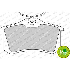 Set placute frana.frana disc Set placute frana Spate cu suplimente cu surub de ghidare a etrierului de frana R RENAULT CLIO III (BR0/1, CR0/1), Hatchback, 01.2005 - Ferodo FDB1491