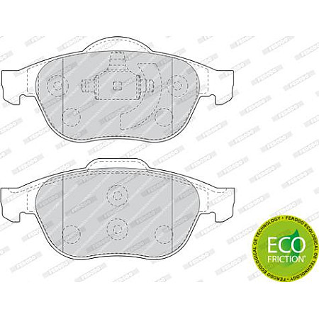 Set placute frana.frana disc Set placute frana Fata cu lacat cu suplimente RENAULT LAGUNA II SCENIC I TOYOTA AVEN RENAULT SCENIC I (JA0/1_, FA0_), Dubita, 08.1999 - 07.2010 Ferodo FDB1441
