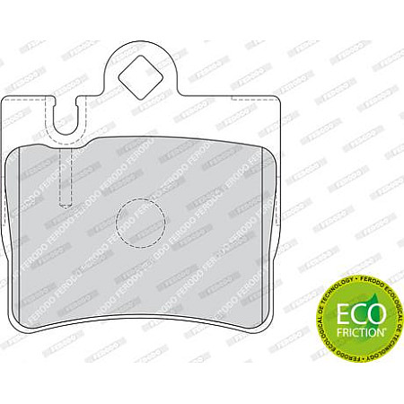 Set placute frana.frana disc Set placute frana Spate MERCEDES S C215 S W220 2.8-6.3 10.98-03.06 MERCEDES-BENZ S-CLASS (C215), Compartiment, 03.1999 - 12.2006 Ferodo FDB1427