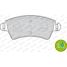 Set placute frana.frana disc Set placute frana Fata cu lacat cu surub de ghidare a etrierului de frana PEUGEOT PEUGEOT 306 (7B, N3, N5), Sedan, 04.1993 - 10.2003 Ferodo FDB1599