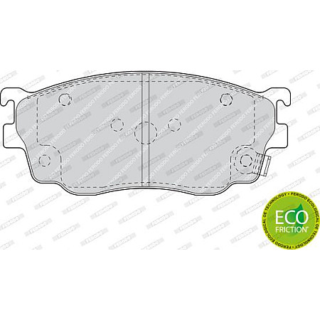 Set placute frana.frana disc Set placute frana Fata ISUZU IMPULSE MAZDA 323 F VI 626 V PREMACY 1.4-2.0D 01.90-03. MAZDA 626 V (GW), Turism, 01.1998 - 12.2002 Ferodo FDB1557