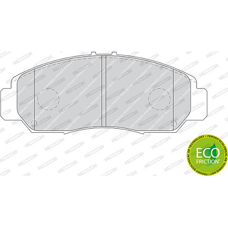 Set placute frana.frana disc Set placute frana Fata ACURA RL HONDA ACCORD VII CIVIC IX CIVIC VII CIVIC VIII FR-V HONDA LEGEND III (KA), Sedan, 02.1996 - Ferodo FDB1669