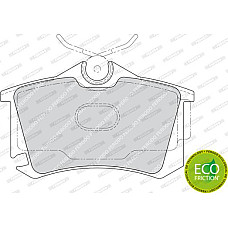 Set placute frana.frana disc Set placute frana Spate cu suplimente cu surub de ghidare a etrierului de frana A PEUGEOT PARTNER ORIGIN (G_), Dubita, 07.2008 - 12.2013 Ferodo FDB1637