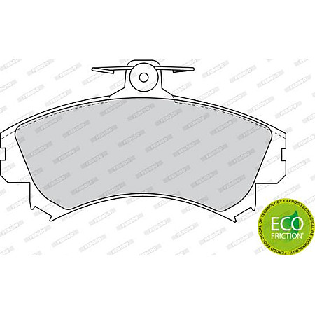 Set placute frana.frana disc Set placute frana Fata cu surub de ghidare a etrierului de frana VOLVO S40 I V40 MITSUBISHI COLT VI (Z3_A, Z2_A), Hatchback, 10.2002 - 12.2012 Ferodo FDB1093