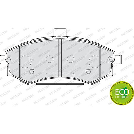 Set placute frana.frana disc Set placute frana Fata HYUNDAI ELANTRA III MATRIX KIA CERATO I 1.5D-2.0D 06.00-08.10 HYUNDAI MATRIX (FC), Dubita, 06.2001 - 08.2010 Ferodo FDB1840