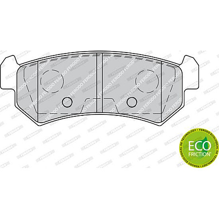 Set placute frana.frana disc Set placute frana Spate CHEVROLET AVEO - KALOS LACETTI NUBIRA REZZO DAEWOO LACETTI N CHEVROLET LACETTI (J200), Hatchback, 03.2003 - Ferodo FDB1889