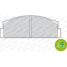 Set placute frana.frana disc Set placute frana Fata FIAT 124 124 SPIDER 125 127 131 132 900 T-E 900 T-E PULMINO A FIAT 131 (131_), Turism, 03.1975 - 12.1984 Ferodo FDB29