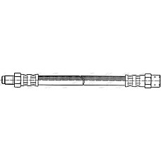 Furtun frana Furtun-conducta de frana flexibil Spate Dreapta-Stanga lungime 310mm M10x1-F10x1 MERCEDES 123 C123 1 MERCEDES-BENZ S-CLASS (W220), Sedan, 09.1998 - 08.2005 Ferodo FHY2011