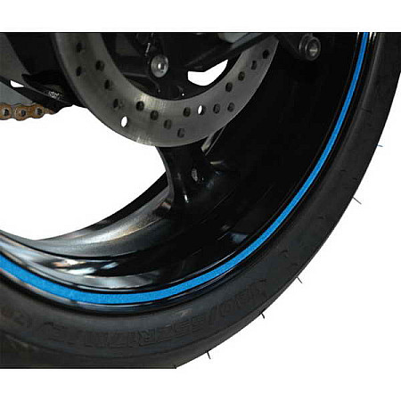 Accesorii moto autocolante albastru pe jante VICMA VIC 838AZ