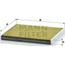 Filtru. aer habitaclu Filtru habitaclu cu carbon activat cu polifenol LEXUS ES RX SUBARU LEGACY III LEGACY IV OUT TOYOTA PORTE I (_NNP1_), Hatchback, 07.2004 - 07.2012 Mann-Filter FP 1828