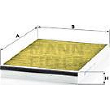 Filtru. aer habitaclu Filtru habitaclu cu carbon activat cu polifenol OPEL ASTRA G ASTRA G CLASSIC ASTRA G-KOMBI OPEL ASTRA H (A04), Hatchback, 01.2004 - 05.2014 Mann-Filter FP 3054