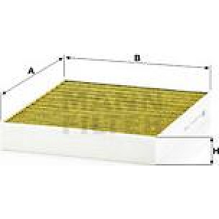 Filtru. aer habitaclu Filtru habitaclu cu carbon activat cu polifenol BUICK LAE CADILLAC SRX CHEVROLET AVEO CRUZE OPEL ASTRA J Sports Tourer (P10), Turism, 10.2010 - 10.2015 Mann-Filter FP 2442