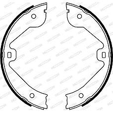 Set saboti frana. frana de mana Set saboti frana MERCEDES GL X164 M W164 R W251 V251 AUDI Q7 LAND ROVER RANGE ROV PORSCHE CAYENNE (9PA), Crossover, 09.2002 - 12.2010 Ferodo FSB4000