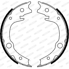 Set saboti frana. frana de mana Set saboti frana TOYOTA AVENSIS CELICA COROLLA COROLLA VERSO PRIUS YARIS YARIS VE TOYOTA COROLLA IX (_E12_), Hatchback, 01.2001 - 12.2007 Ferodo FSB4014