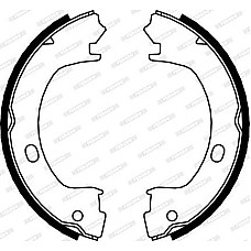 Set saboti frana. frana de mana Set saboti frana CHRYSLER 300M CIRRUS CONCORDE NEON NEON II PT CRUISER SEBRING ST CHRYSLER NEON (PL), Sedan, 05.1994 - 09.2000 Ferodo FSB4073