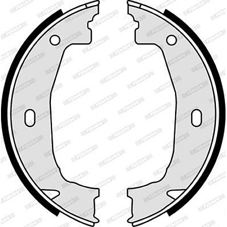 Set saboti frana. frana de mana Set saboti frana ALFA ROMEO 145 BMW 1 E81 1 E82 1 E87 1 E88 1 F20 1 F21 2 F22 F87 BMW 3 - IV (E46), Compartiment, 12.1998 - 07.2006 Ferodo FSB592