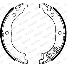 Set saboti frana. frana de mana Set saboti frana CITROEN JUMPER I FIAT DUCATO PEUGEOT BOXER 1.9D-2.8D 02.94- FIAT DUCATO (244_), Cadru de sprijin, 04.2002 - Ferodo FSB680