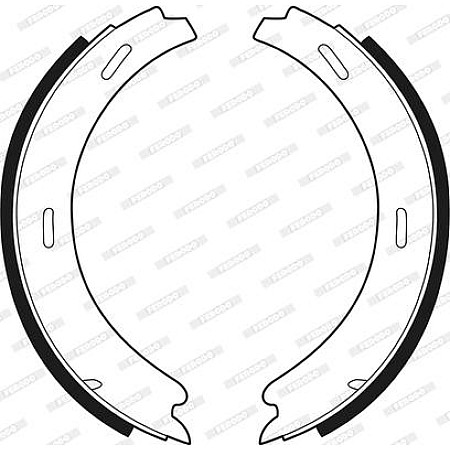 Set saboti frana. frana de mana Set saboti frana MERCEDES 124 A124 124 C124 124 T-MODEL S124 124 W124 190 W201 A MERCEDES-BENZ E-CLASS T-Model (S210), Turism, 06.1996 - 03.2003 Ferodo FSB196