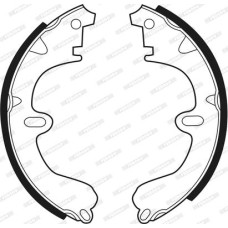 Set saboti frana MAZDA 323 III TOYOTA CAMRY CARINA E VI CARINA IV CARINA V CELICA COROLLA CORONA 1.3-3.0 10.82-01 TOYOTA CORONA (RT1_), Sedan, 08.1973 - 05.1979 Ferodo FSB208