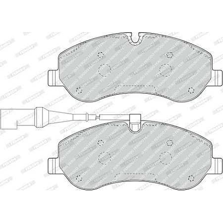 Set placute frana.frana disc Set placute frana Fata FORD TOURNEO CUSTOM V362 TRANSIT CUSTOM V362 TRANSIT V363 1.0 FORD TRANSIT V363 (FED, FFD), Cadru de sprijin, 08.2013 - Ferodo FVR4909