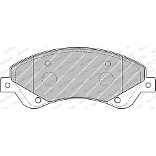 Set placute frana.frana disc Set placute frana Fata cu surub de ghidare a etrierului de frana FORD TRANSIT TRA FORD TRANSIT TOURNEO (FBE6), Autobuz, 07.2006 - 08.2014 Ferodo FVR1929
