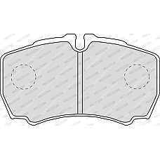 Set placute frana.frana disc Set placute frana Spate IVECO DAILY III DAILY IV DAILY V DAILY VI 2.3D-Electric 05.9 IVECO DAILY VI (IS35SC2AA), Cadru de sprijin, 03.2014 - Ferodo FVR1405