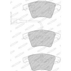 Set placute frana.frana disc Set placute frana Fata cu lacat fara optionale VW CALIFORNIA T6 CAMPER MULTIVAN T5 M VW MULTIVAN VI (SGF, SGM, SGN, SHM, SHN), Dubita, 04.2015 - Ferodo FVR1642