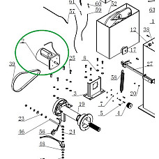 Accesorii si piese masina de echilibrat Evert motor CB900B echilibrist CB998B numarul parte: 5508001 in Schema 2 4 EVERT EVERTZT5508001