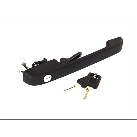 Manerul exterior al uii Maner usa Fata Stanga cu cheie extern cu incuietoare negru  SEAT IBIZA I 0.9-1.7D 06.84-12.93 MIRAGLIO 80.400.05