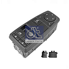 Locas instrumente Comutator macara geam Fata Stanga control ferestre si oglinzi MAN TGA TGS I TGX I 06.05- DT KLIMA 3.37083