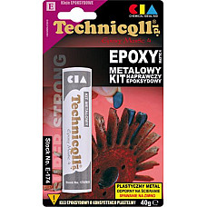 Adeziv pt metal Adeziv metalic epoxi 40 g chit metal plastic TECHNICQLL TE E-174 40 G