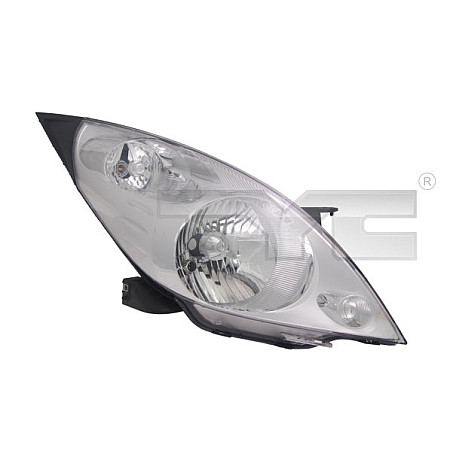 Far Lampa frontala Dreapta H4 electric cu motor culoare insert: cromat CHEVROLET SPARK TYC TYC 20-12365-05-2