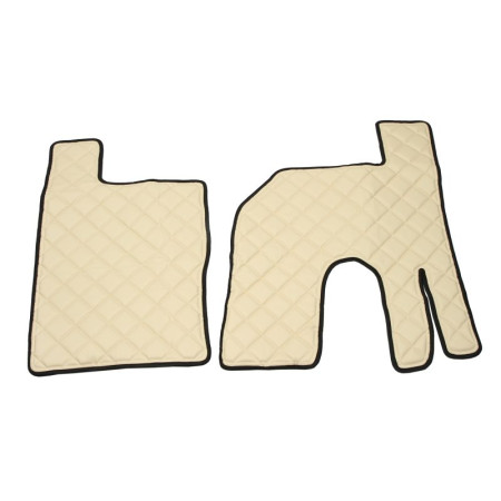 Covor compartiment picioare F-CORE cantitate in set 2 szt. material - eco-piele culoare - sampanie  RVI T 01.13- F-CORE F-CORE FF08 CHAMP