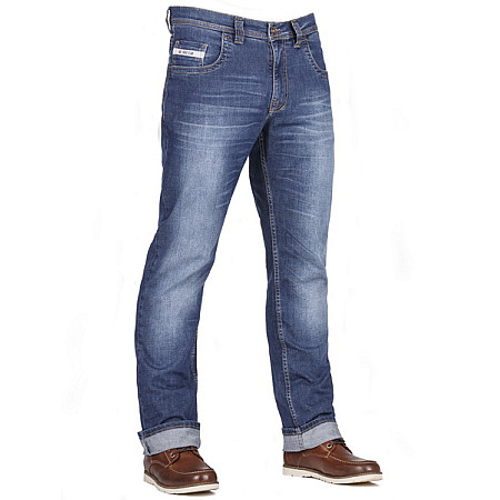 Pantaloni de blugi Trousers jeans FREESTAR CAFE RACER colour blue size XL trouser leg length 34 MOTOJEANSMODEL 13 XL 34