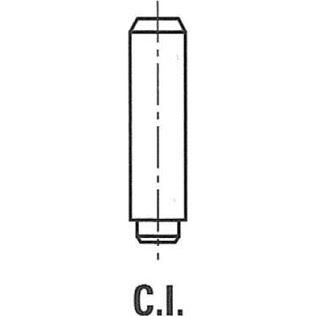 Ghid supapa Ghid de supape aspiratie evacuare CITROEN BERLINGO BERLINGO-MINIVAN C4 I C5 C5 I C5 II C8 EVASION JUM PEUGEOT BOXER (244, Z_), Autobuz, 12.2001 - Freccia G11396