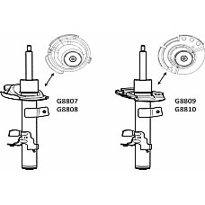 Amortizor Fata Dreapta se potriveste. FORD KUGA II FORD USA ESCAPE 1.5-2.5 09.12- FORD KUGA II (DM2), Crossover, 05.2012 - Monroe G8809