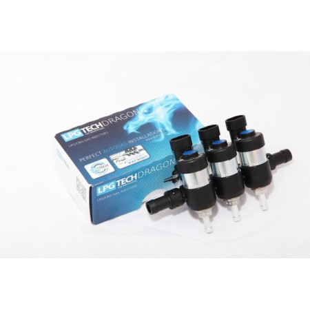 Rampa injector GPL LPG injection rail number of cylinders 3 pcs power per cylinder 75HP Dragon Silver LPGTECH LPG 0H-WT-LP-0003