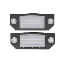Elemente iluminare Licence plate lamp LED ligght colour: white set 12V with road approval FORD FOCUS II 07.04-09.12 M-TECH CLP017