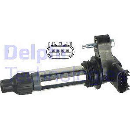 Bobina de inductie Bobina de aprindere se potriveste. CADILLAC CTS CHEVROLET CAMARO CAPTIVA TRAILBLAZER OPEL ANTARA A INSIGNIA A CHEVROLET CAPTIVA (C100, C140), Crossover, 06.2006 - Delphi GN10494-12B1
